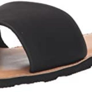 Volcom Women’s Simple Synthetic Leather Strap Slide Sandal