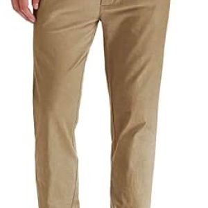 Rela Bota Mens Jogger Pants Loose Bussiness Pants Soft Stretch Chino Pant Drawstring Elastic Waist