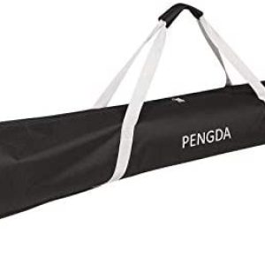 PENGDA Ski Bag Adult (Unisex) Eco Alpine Ski Bag 600D Polyester Water-Resistant Adjustable Length Ski Bag for Ski, Travel, 185CM