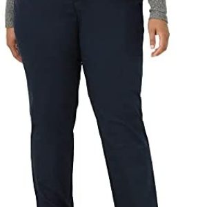 Lee Women’s Plus Size Wrinkle Free Relaxed Fit Straight Leg Pant