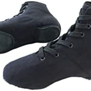 Daydance Lace Up Jazz Boots Ankle Length Dance Shoes for Kids, Girl, Boy, Women, Adult