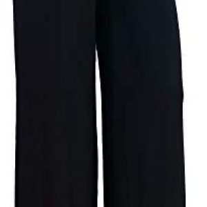 Stylzoo Ladies’s Plus Dimension Premium Modal Rayon Softest Ever Palazzo Stable Stretchy Knit Pants Made in USA with Premium Material