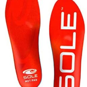 SOLE Active Medium Shoe Insoles with Metatarsal Pads – Men’s Size 7/Women’s Size 9