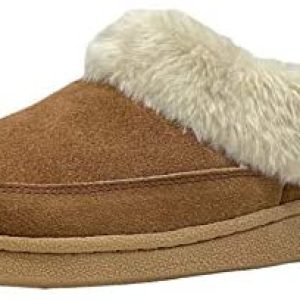 Clarks Womens Faux Fur Lined Clog Slippers Warm Cozy Indoor Outdoor Plush Slipper for Women