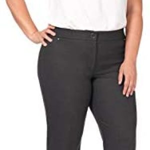 Rekucci Curvy Lady Plus Dimension Desk to Dinner Straight Leg Pant