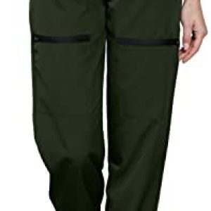 XIEERDUO Women’s Hiking Cargo Pants Lightweight Capris Water Resistant UPF 50 Zipper Pockets Joggers