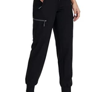 POLIVA Cargo Pants Women Lightweight Hiking Joggers Quick Dry Water Resistant Golf Athletic Travel Walking Casual Capris