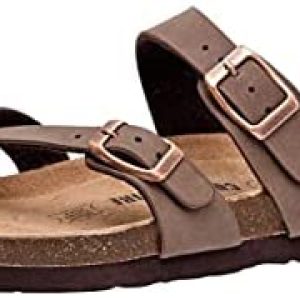 CUSHIONAIRE Women’s Luna Cork Footbed Sandal with +Comfort