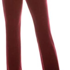 LA12ST Ladies’s Rise Culottes Informal Broad Pants Stable Palazzo One Dimension Trouser Pants
