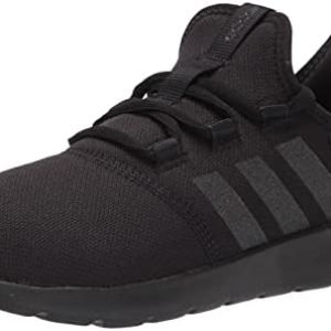 adidas Women’s Cloudfoam Pure 2.0 Running Shoes, Black/Black/Core White, 8