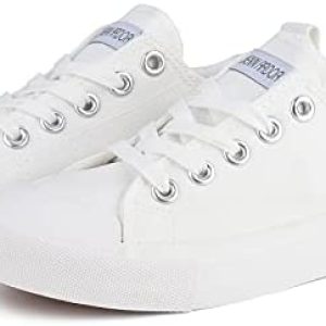 JENN ARDOR Womens Canvas Shoes Sneakers Low Top Tennis Shoes Casual Walking Shoes