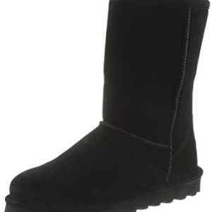 BEARPAW Women’s Elle Short Multiple Colors | Women’s Boot Classic Suede | Women’s Slip On Boot | Comfortable Winter Boot