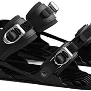 Mini Ski Shoes,Portable Ski Skates,,Adjustable Outdoor Skiing Winter Sports Equipment,Winter Ski Shoes Men’s and Women’s Snowboards.Suitable for Snow Parks, Hiking Trails, Outdoor Skiing,Black