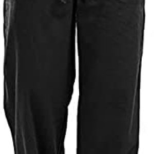 FEOYA Men’s Casual Linen Drawstring Pants Elastic Wasit Loose Fit Trousers