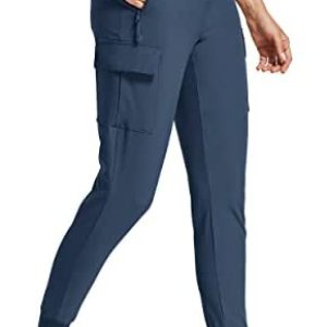 Willit Women’s Cargo Hiking Pants Lightweight Athletic Outdoor Travel Joggers Quick Dry Workout Pants Water Resistant