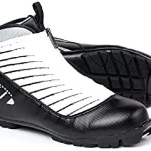 Whitewoods Unisex Adult 424-NNN XC Cross Country Touring Adventure Ski Boots, Black/White, 43,11 Women/9.5 Men