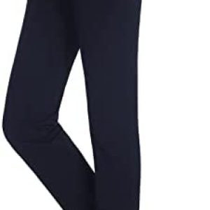 Tapata Ladies’s Straight Leg Costume Pants Stretchy Excessive Waist with Pockets 29”/31”/33”for Work Informal
