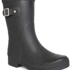 Chooka Women’s Waterproof Solid Mid-Height Rain Boot