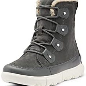 SOREL Women’s Explorer II Joan Faux Fur Boot — Waterproof Suede Boots
