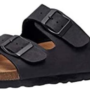 CUSHIONAIRE Women’s Lane Cork Footbed Sandal with +Comfort