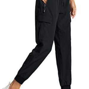 Libin Women’s Cargo Joggers Lightweight Quick Dry Hiking Pants Athletic Workout Lounge Casual Outdoor