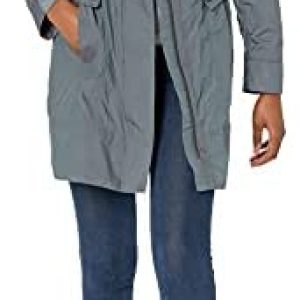 Cole Haan Women’s Packable Hooded Rain Jacket with Bow