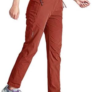 Gopune Ladies’s Outside Mountain climbing Pants Light-weight Fast Dry Water Resistant Mountain Trouser