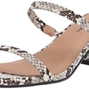 Amazon Essentials Women’s Thin Two Strap Heeled Slide Sandal