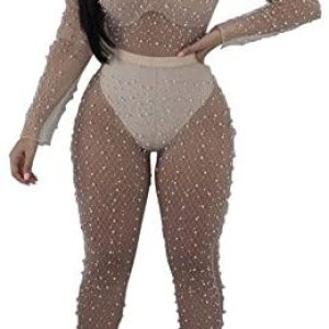 Choichic Women’s Mesh Cover Up See Through Summer Beach Mini Dress or Two Piece Outfits