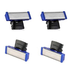 Replacement Heads for Electric Shaver Cleaning Trimmer Head Solo Trimmer Replacement Cutter Head Hybrid Razors Blades（Pack of 4)