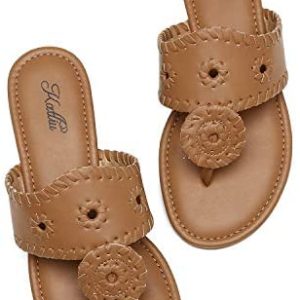 Katliu Women’s Flat Sandals Flip Flop Sandals Dressy Thong Sandals