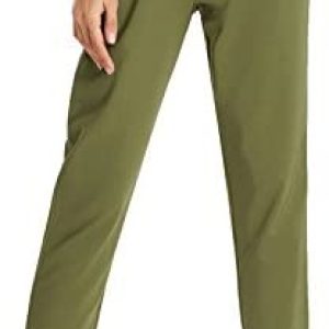 GRACE KARIN Women’s Cropped Paper Bag Waist Pants with Pockets