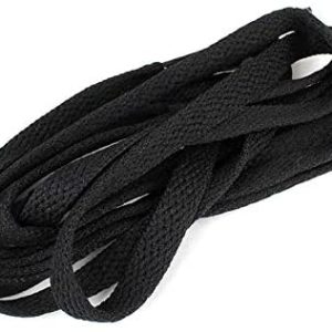 Nike Unisex Flat Alternative Shoelaces 45 Flat Black
