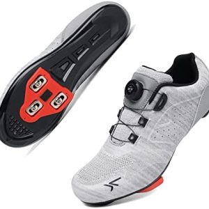3 Bolts Exercise Bike Shoes Women’s Indoor Cycling Shoes Compatible with Pelaton Bike SPD SL Delta Cleats