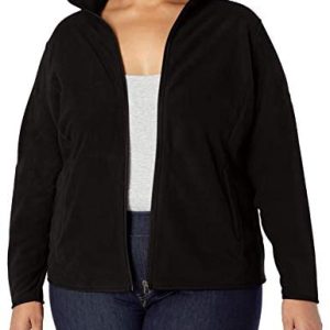Amazon Essentials Women’s Plus Size Full-Zip Polar Fleece Jacket