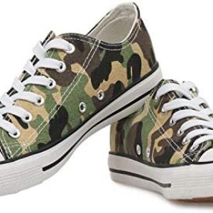 KE DI Leather USA Womens All Star Style S-3 Canvas Shoes for Women, Low Top Casual Lace up Fashion Running Walking Yoga Sneaker