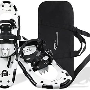 Goutone 22/25/30 Inches Light Weight Snowshoes for Women Men Youth Kids, Lightweight Aluminum Alloy Terrain Snow Shoes with Carrying Tote Bag