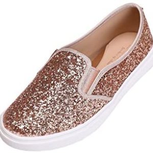 FEVERSOLE Girls’s Style Slip-On Sneaker Informal Flat Loafers