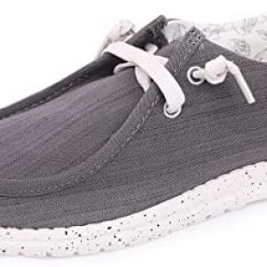 Vayfio Slip on Shoes Women Canvas Fashion Loafers Comfortable Flats Casual Walking Outdoor Sneakers