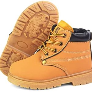 BENHERO Kids Boys Girls Boots Rain Winter Snow Ankle Booties | Classic and Waterproof | Hiking Outdoor Martin Boots (Toddler/Little Kid)