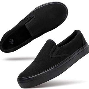 Women’s Slip on Shoes Low Top Canvas Sneakers Non Slip Fashion Casual Shoes…
