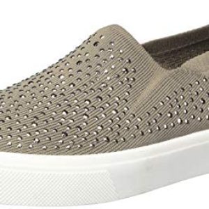 Skechers Women’s Poppy-Studded Affair. Scattered Rhinestud Knit Slip On. Sneaker