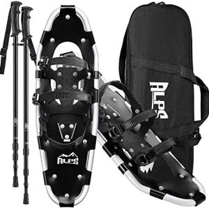 ALPS 14/17/22/25/27/30 Inches Light Weight Snow Shoes for Men, Women, Youth with Trekking Poles,Carrying Tote Bag