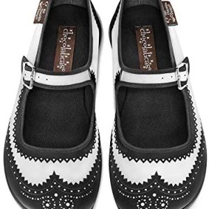 Hot Chocolate Design Chocolaticas Funky Canvas Women’s Mary Jane Flat Shoes