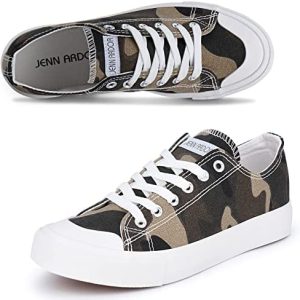 JENN ARDOR Womens Sneaker Low Top Fashion Sneakers for Women Non Slip Shoes Classic Canvas Shoes for Women